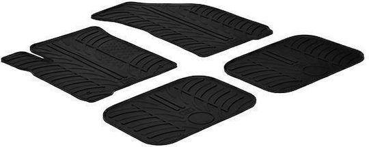 Gledring Set of Front and Rear Mats 4pcs for Fiat Freemont 2012-2016 Black