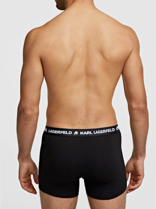 Karl Lagerfeld Herren Boxershorts Schwarz 3Packung