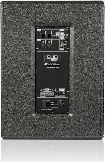 Db Technologies Sub 615 Самоусилващ Субуфер PA 600W 15" 43x60x58εκ. σε Черен Χρώμα
