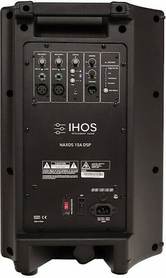 Ihos Naxos 10A DSP Αυτοενισχυόμενο Ηχείο PA 200W με Woofer 10" 39.5x36.5x56.5εκ.