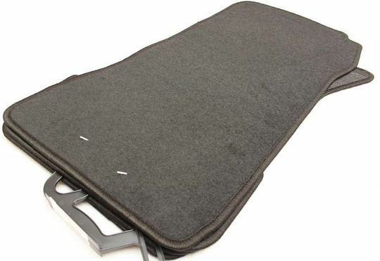 Petex Set of Front and Rear Mats 4pcs for Mercedes-Benz CLK Class 2002-2009 Black