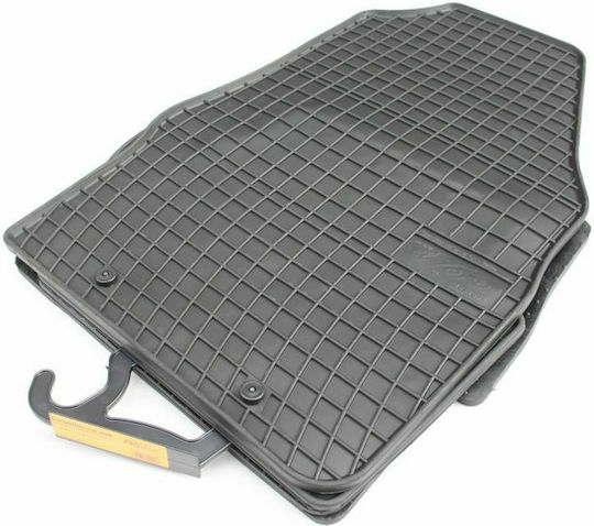 Frogum Set of Front and Rear Mats 4pcs for Ford Ka 2016 Black