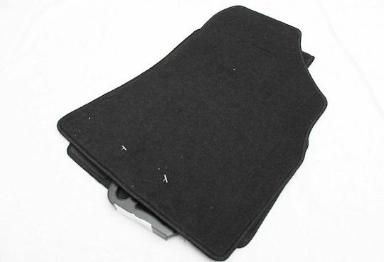 Petex Set of Front and Rear Mats 4pcs for Peugeot Partner Citroen Berlingo 2008+ Black