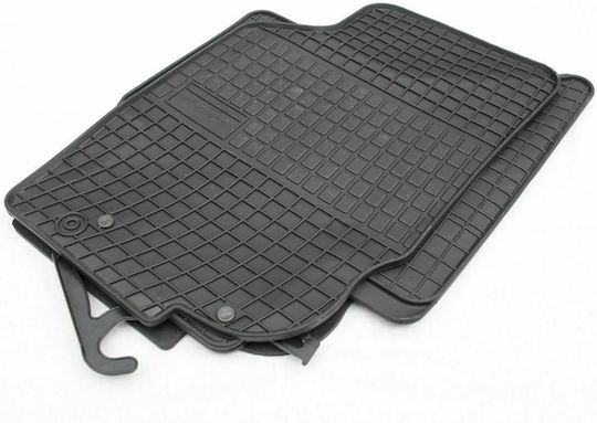Frogum Set of Front and Rear Mats 4pcs for Toyota Hilux 2005 Black