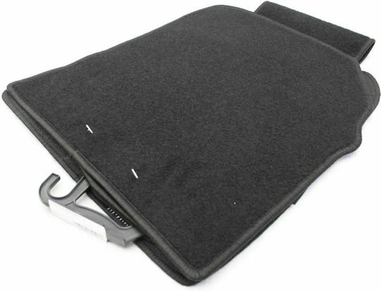 Petex Set of Front and Rear Mats 3pcs for Peugeot Partner / Rifter 2019 Black