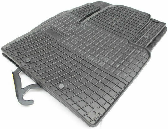 Frogum Set of Front and Rear Mats 4pcs for Kia Sorento Hyundai Santa Fe 2015 Black