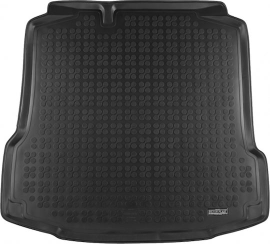 Rezaw Plast Trunk Mat Tray Type for Seat Toledo Skoda Rapid 2012 Black