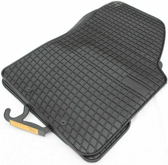 Frogum Set of Front and Rear Mats 4pcs for Honda HR-V 1999-2006 Black