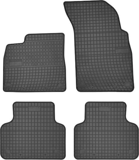 Frogum Set of Front and Rear Mats 4pcs for Audi Q7 2015 Black