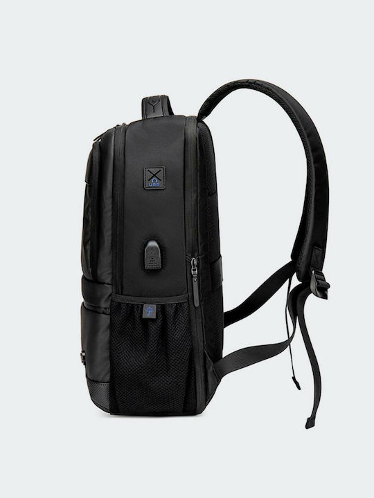 Arctic Hunter Golden Wolf GB00402 Waterproof Laptop Backpack 15.6" with USB Port in Black Colour