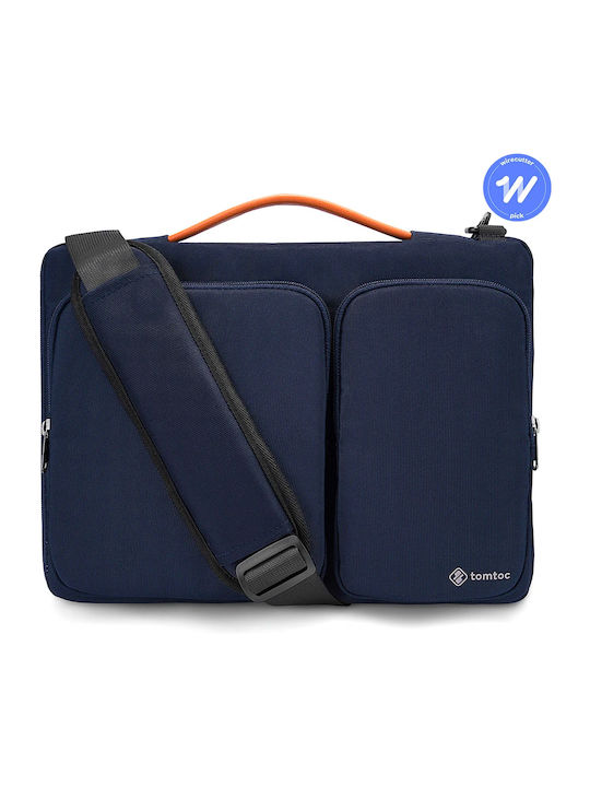 tomtoc Versatile A42 Τσάντα Ώμου / Χειρός για Laptop 16" σε Μπλε χρώμα