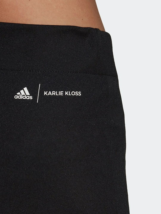 Karlie Kloss Sweatpants Flared Black