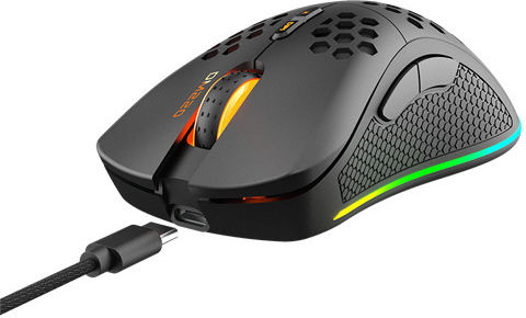 Deltaco GAM-120 Ασύρματο RGB Gaming Ποντίκι 4800 DPI Μαύρο