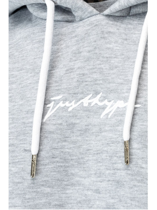 Just Hype Herren Sweatshirt mit Kapuze und Taschen Gray