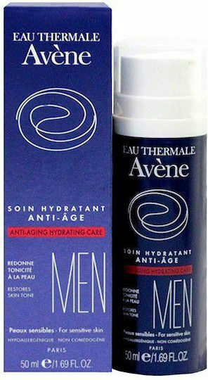 Eau Thermale Avène Анти-Ейджинг Хидратираща Грижа 24-Часов Хидратиращ Мъжки Крем За Лице С Хиалуронова Киселина 50 мл