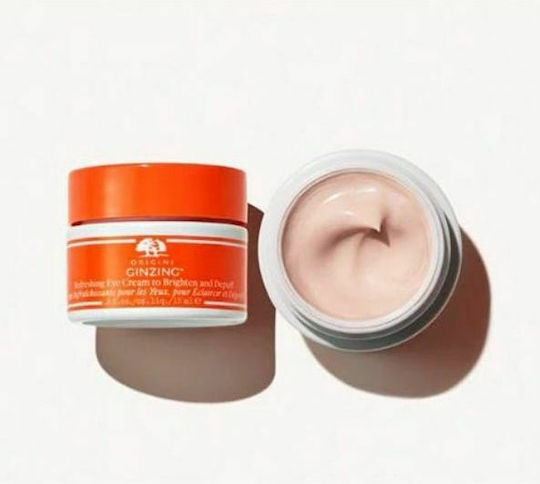 Origins Ginzing Eye Cream for Moisturizing & Dark Circles With Color Light 15ml