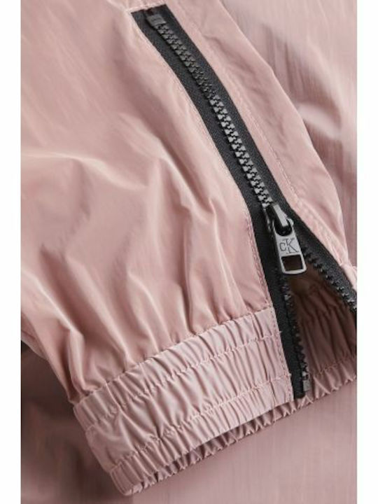 Talie înaltă Pantaloni de Trening cu elastic Roz