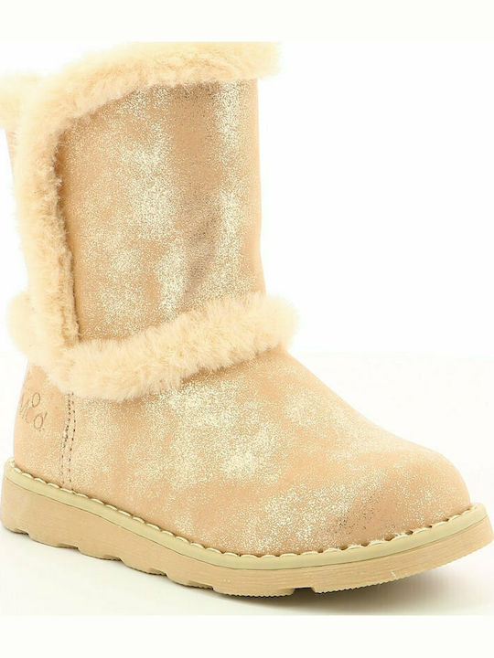 Aldoux Suede Kinderstiefeletten mit Reißverschluss Rosa