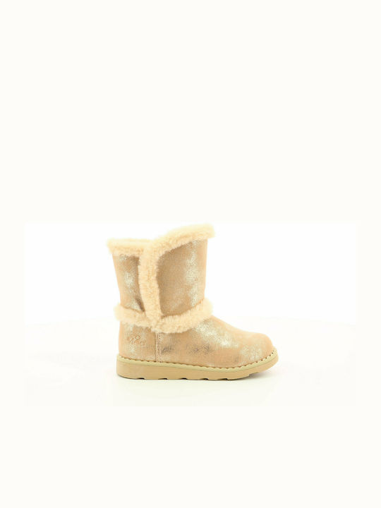 Aldoux Suede Kinderstiefeletten mit Reißverschluss Rosa