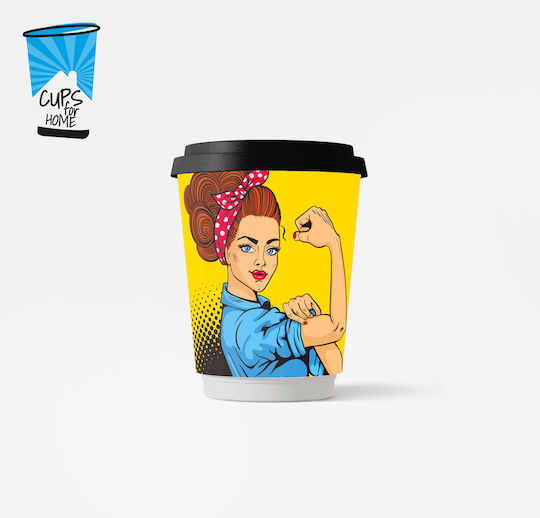 Disposable Cup Paper Double Wall Multicolour 360ml 200pcs