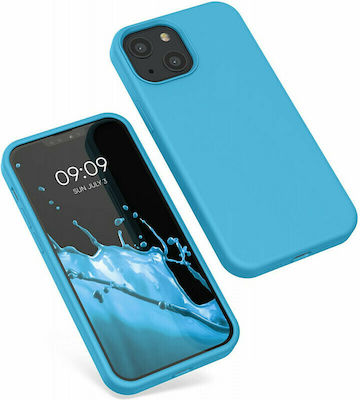 KWmobile Rubberized Silicone Back Cover Light Blue (iPhone 13 mini)