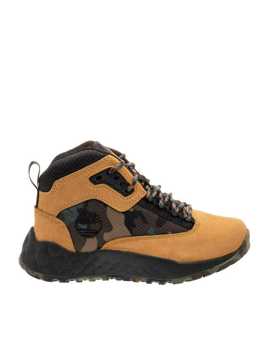 Kids Hiking Boots Solar Wave Yellow