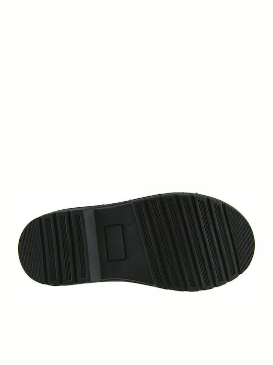 Lederne Kinderstiefel mit Reißverschluss Gray