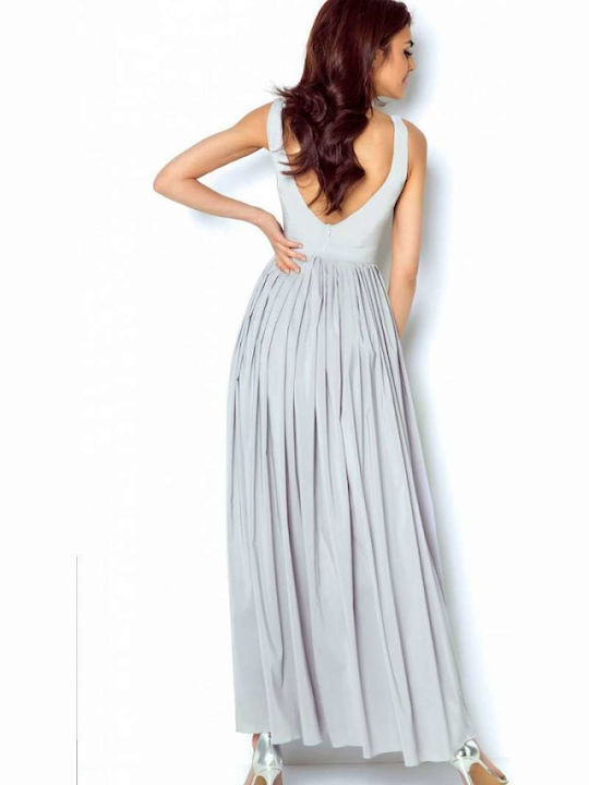 Ivon Maxi Dress for Wedding / Baptism Gray