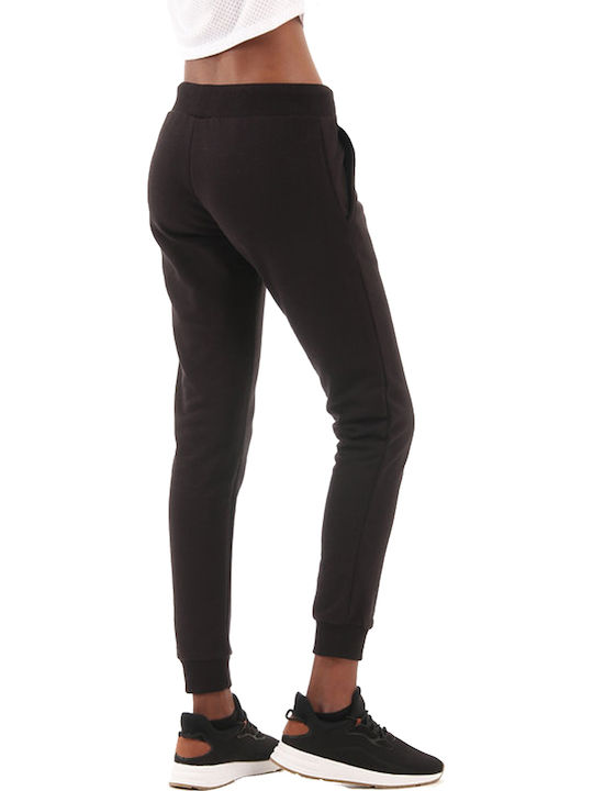 Hohe Taille Jogginghose Jogger Schwarz
