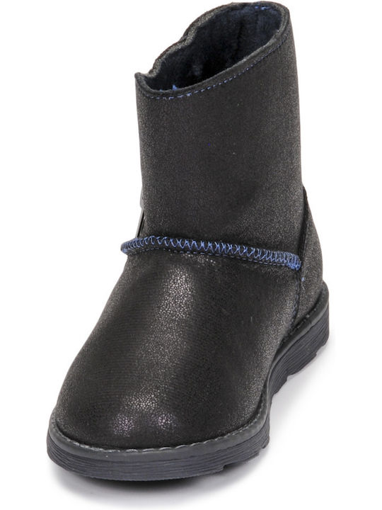 Kinderstiefeletten mit Reißverschluss Marineblau