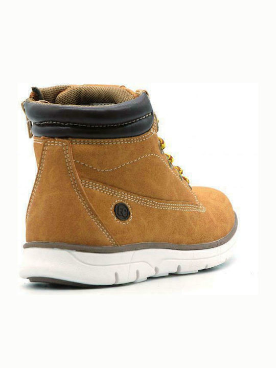 Kids Boots with Zipper Tabac Brown
