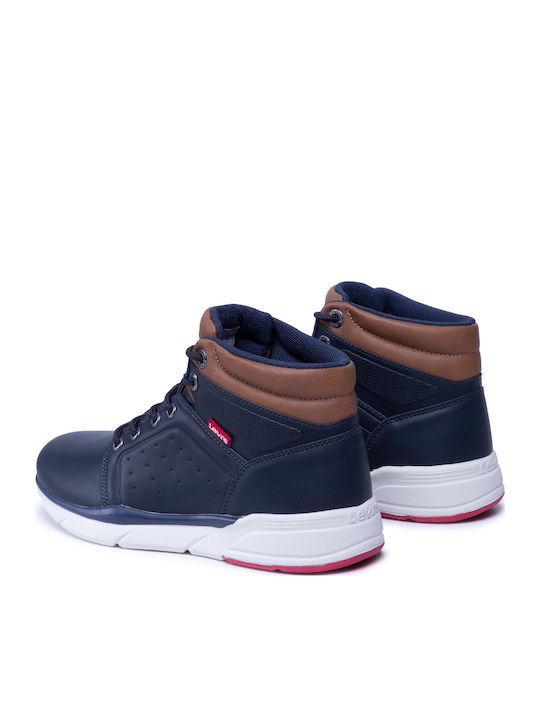 Kids Hiking Boots Peak Navy Blue