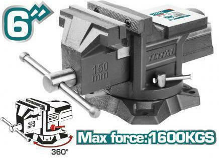 Total Drehbare Schraubstock für Theke mit Maximale Öffnung 150mm