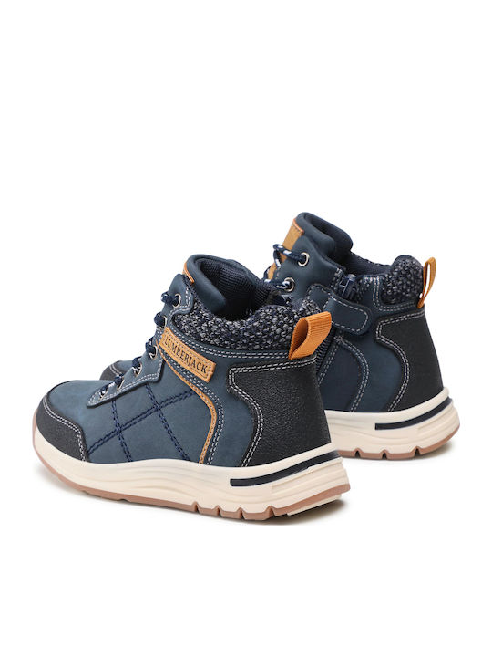 Colby Kids Boots with Zipper Blue