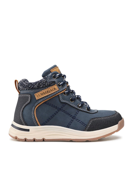 Colby Kids Boots with Zipper Blue