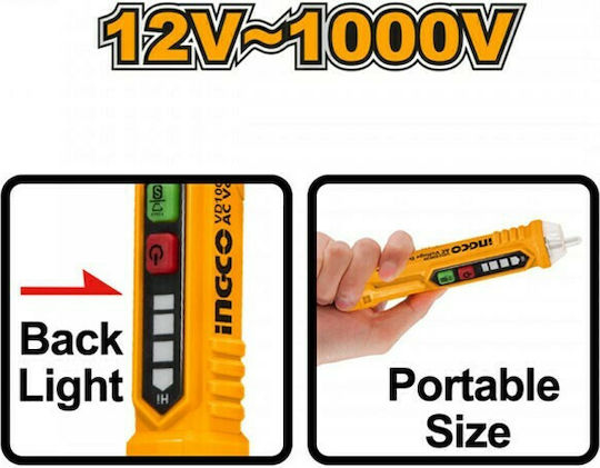 Ingco Voltage Tester VD100026 AC 12 - 1000V