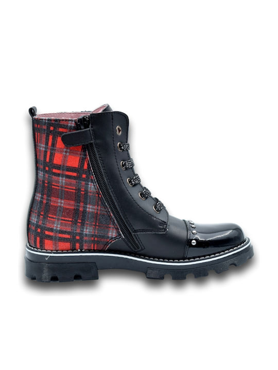 Kids Boots with Laces Black