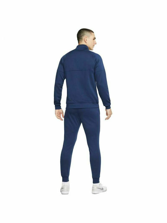 Nike Tracksuit Df Fc Football Set Sweatpants with Rubber Dri-Fit Navy Blue