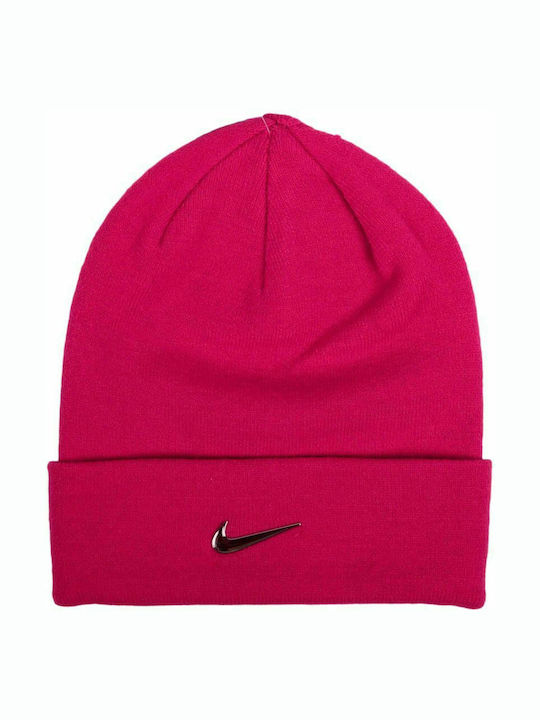 Swoosh Παιδικό Σκουφάκι Πλεκτό Φούξια