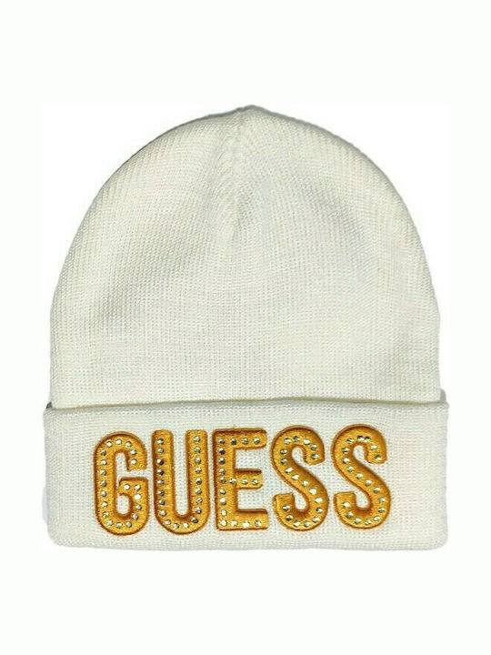 Kids Beanie Knitted Beige