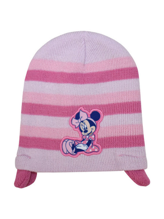 Stamion Căciuliță Tricotată Roz Minnie Mouse