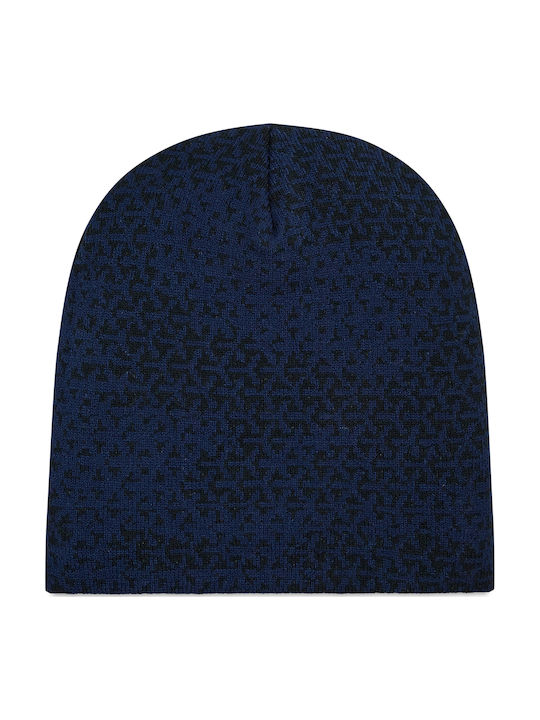 Kids Beanie Knitted Navy Blue