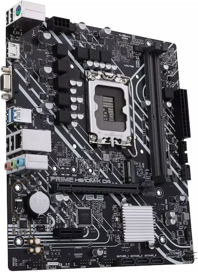 Asus Prime H610M-K D4 Motherboard Micro ATX with Intel 1700 Socket