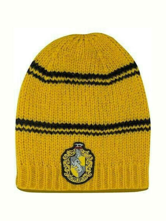 Hufflepuff Kinder Mütze Gestrickt Gelb