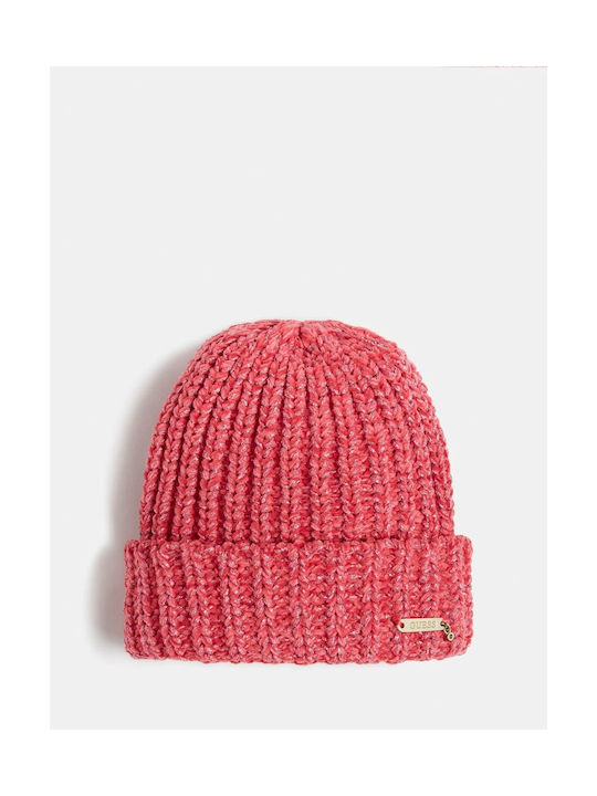 Guess Kids Beanie Knitted Pink