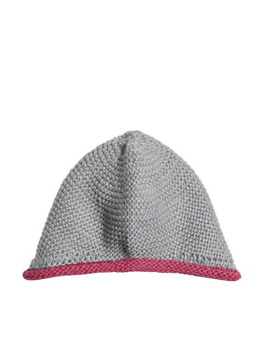 Kinder Mütze Gestrickt Gray