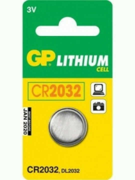 GP Batteries Lithium Cell Μπαταρία CR2032 3V 1τμχ