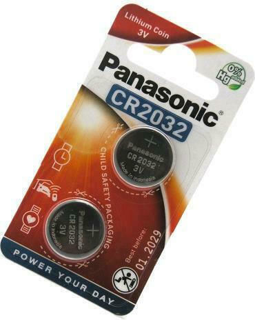 Panasonic Lithium Power Batterien für Uhren CR2032 3V 2Stück