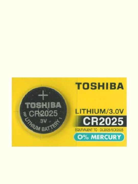 Toshiba CP-1 Μπαταρία Λιθίου Ρολογιών CR2025 3V 1τμχ