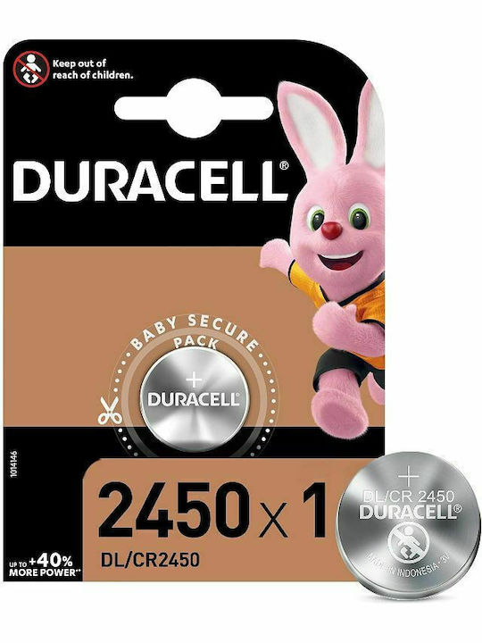 Duracell Electronics Μπαταρία Λιθίου Ρολογιών CR2450 3V 1τμχ